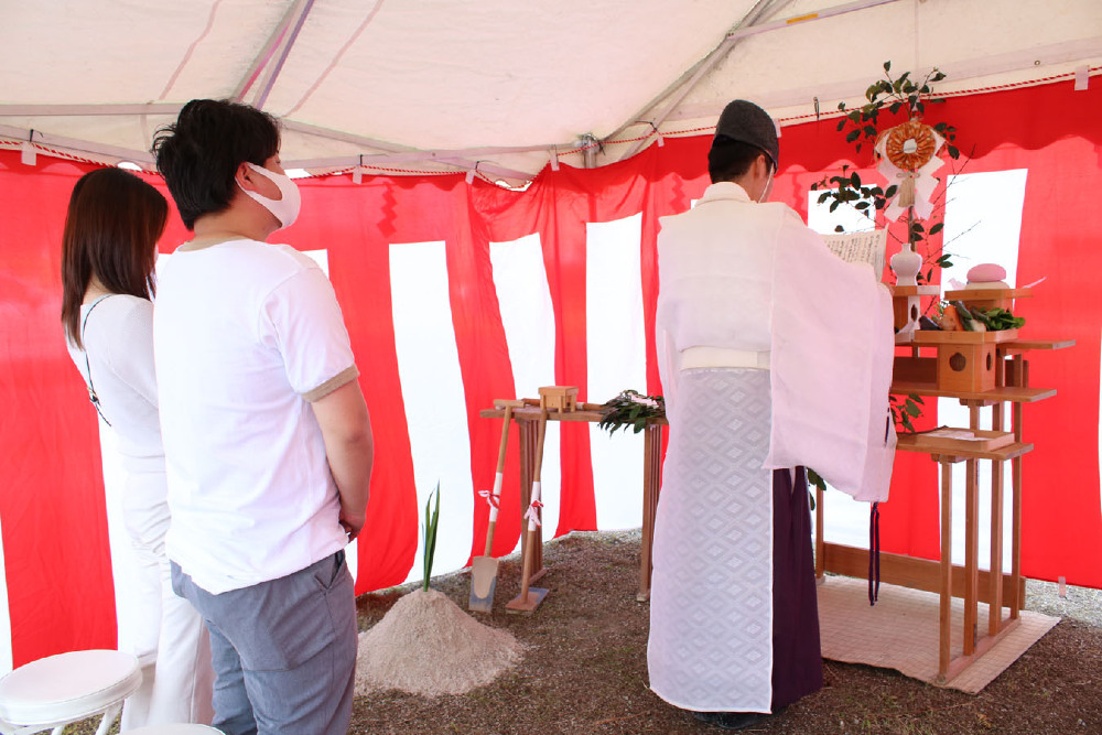 新宅様地鎮祭